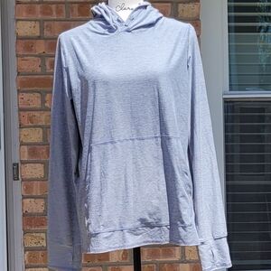 Land's End Lightweight Gray Hoodie- Women's S-M
